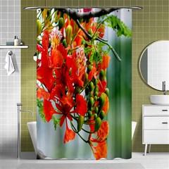 Gathering Sping Flowers Wallpapers Shower Curtain 48  X 72  (small)  by artworkshop