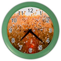 Late Afternoon Color Wall Clock by artworkshop