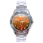 Late Afternoon Stainless Steel Analogue Watch Front