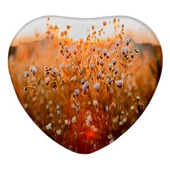 Late Afternoon Heart Glass Fridge Magnet (4 Pack) by artworkshop