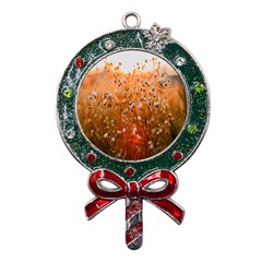 Late Afternoon Metal X mas Lollipop With Crystal Ornament