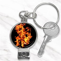 Live Coals Nail Clippers Key Chain by artworkshop