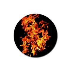 Live Coals Rubber Coaster (round) by artworkshop