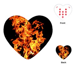 Live Coals Playing Cards Single Design (heart)