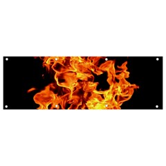 Live Coals Banner And Sign 9  X 3  by artworkshop