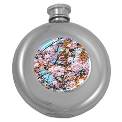 Nature Beautiful Rainbow Round Hip Flask (5 Oz) by artworkshop