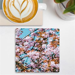 Nature Beautiful Rainbow Uv Print Square Tile Coaster  by artworkshop