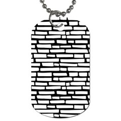 Cartoon Wall  Dog Tag (one Side) by ConteMonfrey