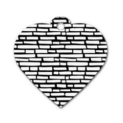 Cartoon Wall  Dog Tag Heart (one Side) by ConteMonfrey