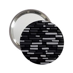 Black And Grey Wall 2 25  Handbag Mirrors by ConteMonfrey