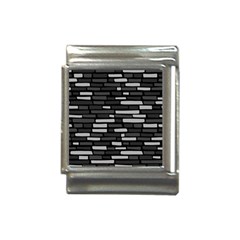 Black And Grey Wall Italian Charm (13mm) by ConteMonfrey