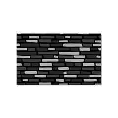 Black And Grey Wall Sticker (rectangular) by ConteMonfrey