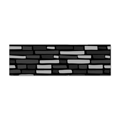 Black And Grey Wall Sticker (bumper) by ConteMonfrey