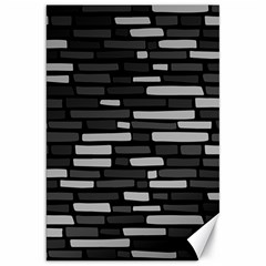 Black And Grey Wall Canvas 20  X 30  by ConteMonfrey