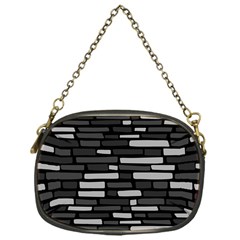 Black And Grey Wall Chain Purse (one Side) by ConteMonfrey