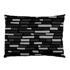 Black And Grey Wall Pillow Case by ConteMonfrey