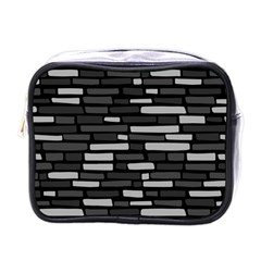 Black And Grey Wall Mini Toiletries Bag (one Side) by ConteMonfrey