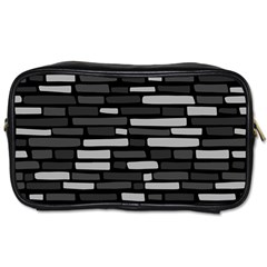 Black And Grey Wall Toiletries Bag (two Sides) by ConteMonfrey