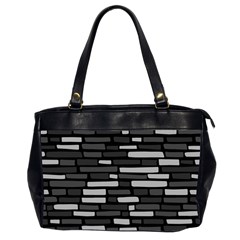 Black And Grey Wall Oversize Office Handbag (2 Sides) by ConteMonfrey