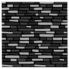 Black And Grey Wall Wooden Puzzle Square by ConteMonfrey