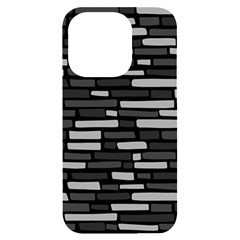 Black And Grey Wall Iphone 14 Pro Black Uv Print Case by ConteMonfrey