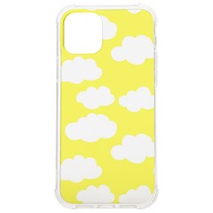 Cute Yellow White Clouds Iphone 12/12 Pro Tpu Uv Print Case by ConteMonfrey