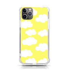 Cute Yellow White Clouds Iphone 11 Pro 5 8 Inch Tpu Uv Print Case by ConteMonfrey