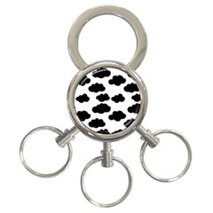 Black Clouds 3-ring Key Chain by ConteMonfrey