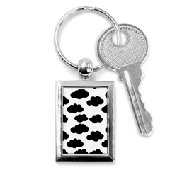 Black Clouds Key Chain (rectangle) by ConteMonfrey