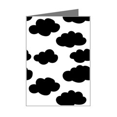 Black Clouds Mini Greeting Card by ConteMonfrey