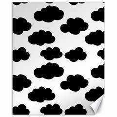 Black Clouds Canvas 16  X 20  by ConteMonfrey