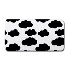 Black Clouds Medium Bar Mat by ConteMonfrey