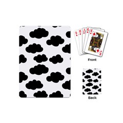 Black Clouds Playing Cards Single Design (mini) by ConteMonfrey