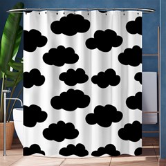 Black Clouds Shower Curtain 60  X 72  (medium)  by ConteMonfrey