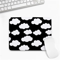 Bw Clouds Small Mousepad by ConteMonfrey