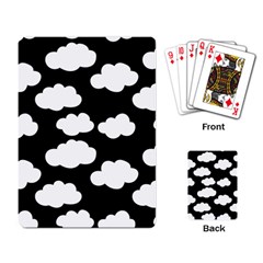 Bw Clouds Playing Cards Single Design (rectangle)