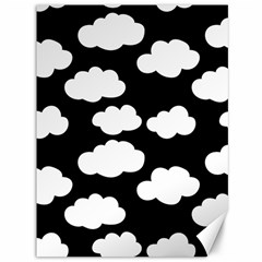 Bw Clouds Canvas 36  X 48  by ConteMonfrey