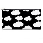 BW Clouds Pencil Case Front