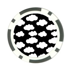 Bw Clouds Poker Chip Card Guard (10 Pack) by ConteMonfrey