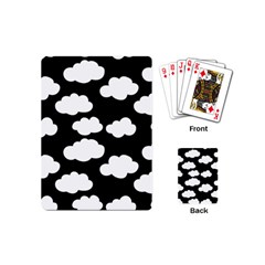 Bw Clouds Playing Cards Single Design (mini) by ConteMonfrey