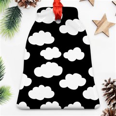 Bw Clouds Bell Ornament (two Sides) by ConteMonfrey