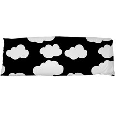 Bw Clouds Body Pillow Case (dakimakura) by ConteMonfrey