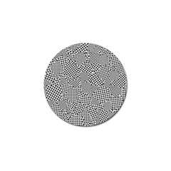 Geometric Noir Pattern Golf Ball Marker (4 pack)