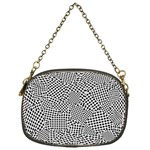 Geometric Noir Pattern Chain Purse (One Side) Front