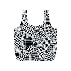 Geometric Noir Pattern Full Print Recycle Bag (S)