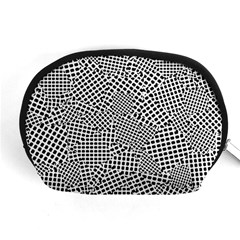 Geometric Noir Pattern Accessory Pouch (medium)