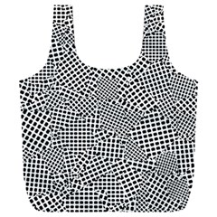 Geometric Noir Pattern Full Print Recycle Bag (xxl) by dflcprintsclothing