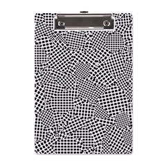 Geometric Noir Pattern A5 Acrylic Clipboard