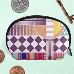 Abstract Shapes Colors Gradient Accessory Pouch (large) by Simbadda