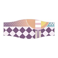 Abstract Shapes Colors Gradient Stretchable Headband by Simbadda